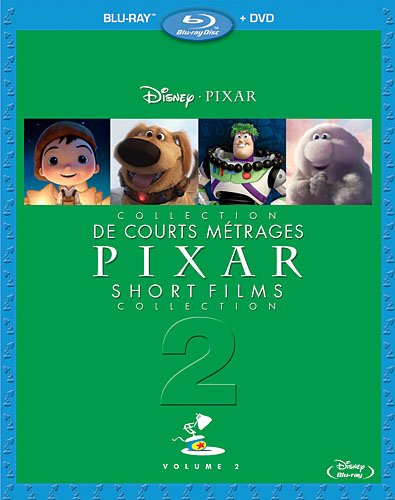 Collection Des Courts Metrages Pixar / Pixar Short Films Collection: Volume 2 - 2-disc Blu-ray Combo Pack (Blu-ray + DVD) Bilingue (Version française)