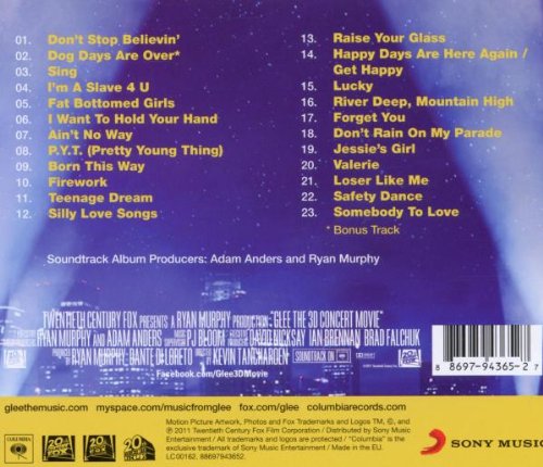 Soundtrack / Glee: The 3D Concert Movie - CD