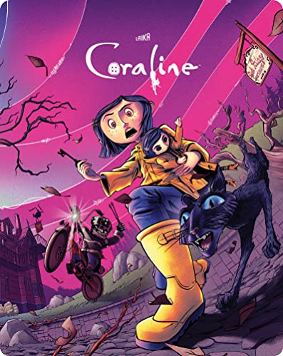 Coraline: Limited Edition Steelbook - 4K/Blu-Ray