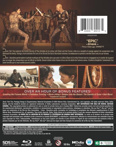 Dune: Part Two - Blu-ray