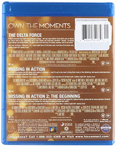 Delta Force/Missing In Action/Missing In Action 2 (Blu-ray, 2012)