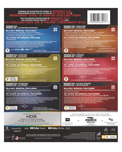 Resident Evil Ultra HD Collection - 4K/Blu-Ray
