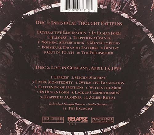 Death / Individual Thought Patterns - CD