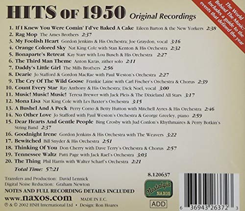 Hits of 1950