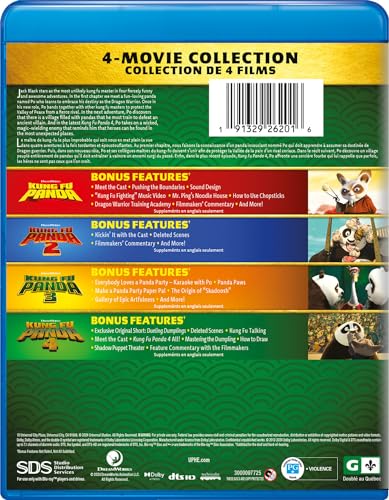 Kung Fu Panda: 4-Movie Collection - Blu-Ray