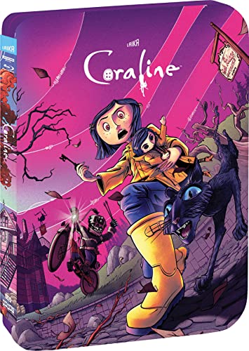 Coraline: Limited Edition Steelbook - 4K/Blu-Ray