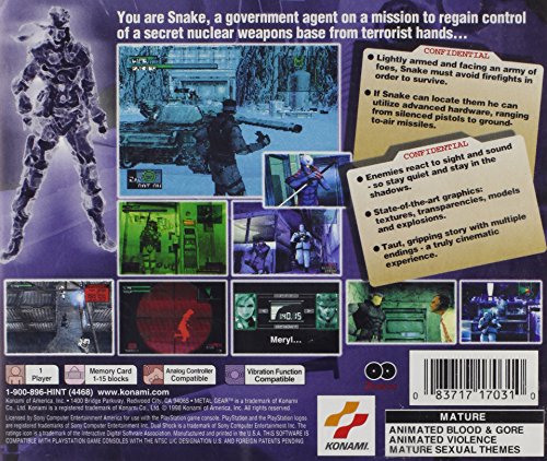 Metal Gear Solid Greatest Hits - PlayStation