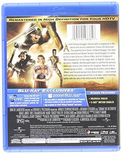 Conan The Destroyer - Blu-Ray (Used)