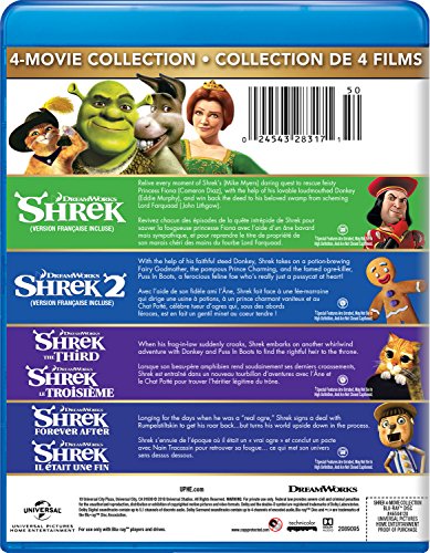 Shrek 1-4 Collection (Bilingual) [Blu-ray]