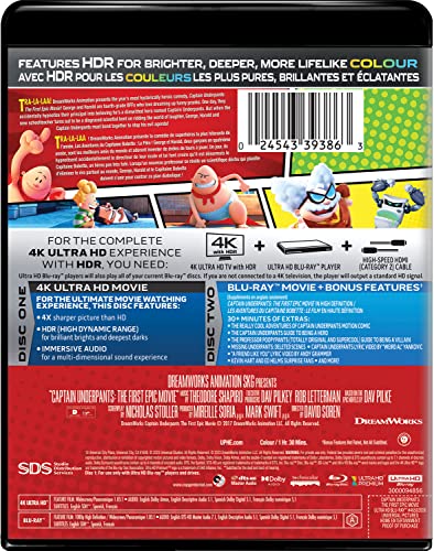 Captain Underpants / The First Epic Movie: Hero Edition - 4K/Blu-Ray