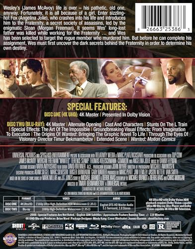 Wanted (Limited Edition Steelboo) - 4K