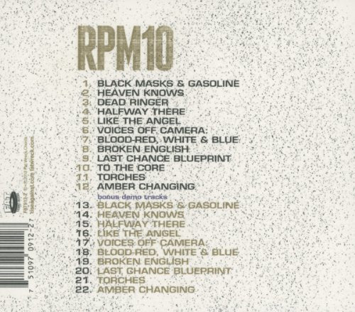 Rise Against / RPM10 (Revolutions Per Minute deluxe re-issue) - CD