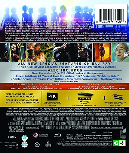 Close Encounters of the Third Kind - 4K/Blu-Ray