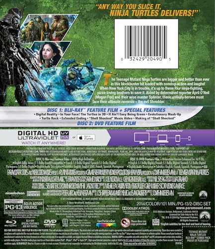 Teenage Mutant Ninja Turtles [Blu-ray] (Bilingual)