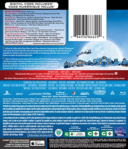 The Santa Clause 3-Movie Collection [Blu-ray] (Bilingual)