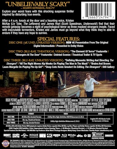 The Strangers [Limited Edition Steelbook] - 4K/Blu-Ray