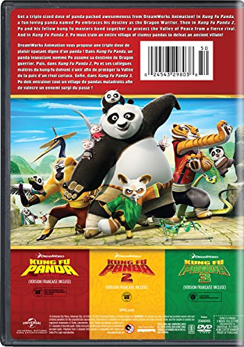 Kung Fu Panda 1-3 (Bilingual) [DVD + Digital Copy]