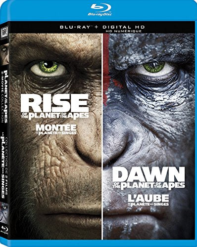 Rise Of The Planet Of The Apes + Dawn Of The Planet Of The Apes (Bilingual) [Blu-ray + Digital Copy]