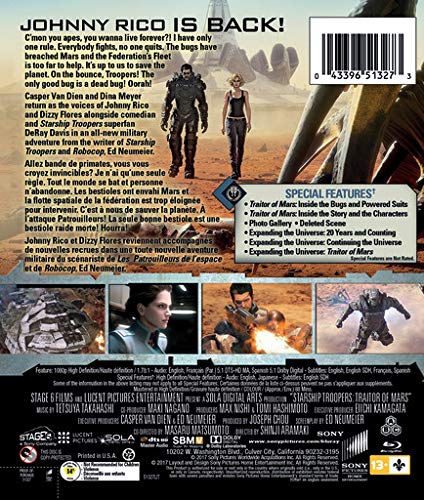 Starship Troopers: Traitors Of Mars [Blu-ray] (Bilingual)