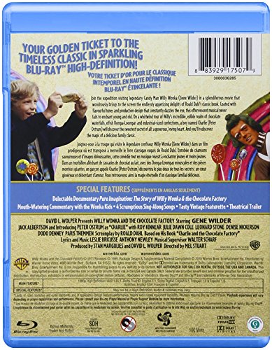 Willy Wonka and the Chocolate Factory - Blu-Ray