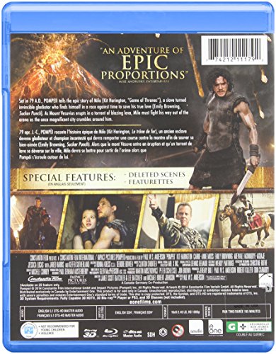 Pompeii [Blu-ray 3D + Blu-ray] (Bilingual)