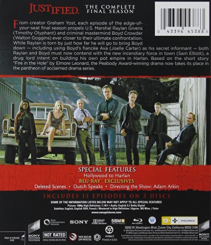 Justified: Final Season [Blu-ray] [Import]