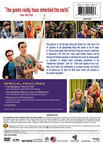 The Big Bang Theory: The Complete Fifth Season - DVD