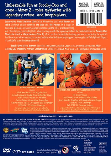 Scooby-Doo Meets Batman + Scooby-Doo Meets the Harlem Globetrotters - DVD