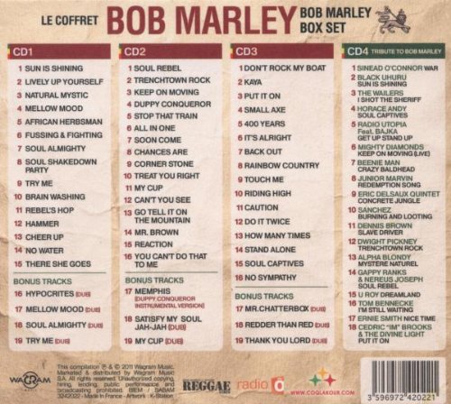 BOB MARLEY BOX SET (4CD)