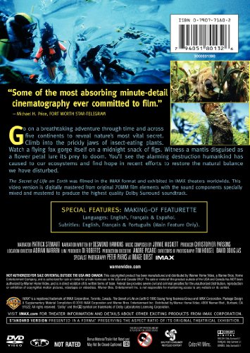 IMAX / The Secret of Life on Earth (Full Screen) - DVD