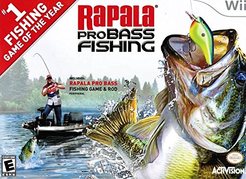 RAPALA PRO BASS FISHING W/ FISHING ROD (Wii)