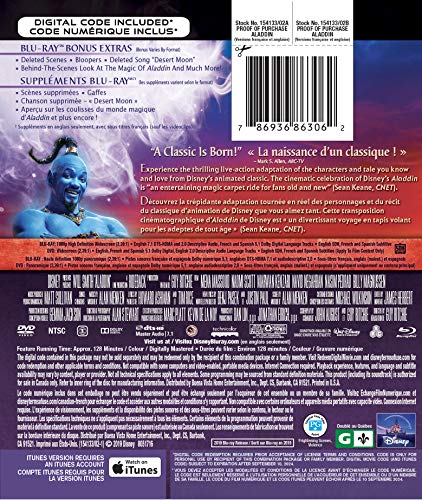 Aladdin - Blu-Ray/DVD (Used)