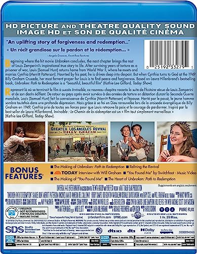 Unbroken: Path to Redemption [Blu-ray + DVD] (Bilingual)