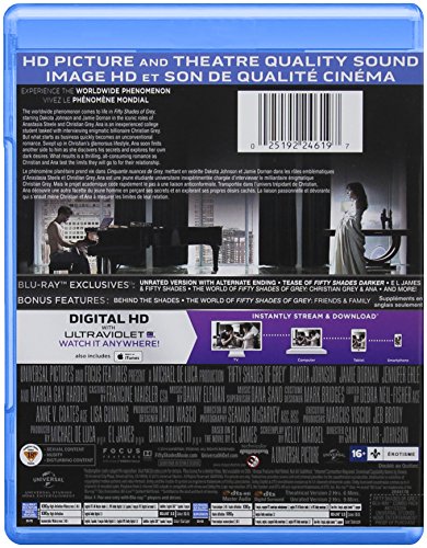 Fifty Shades of Gray [Blu-ray + DVD + Digital Copy] (Bilingual)