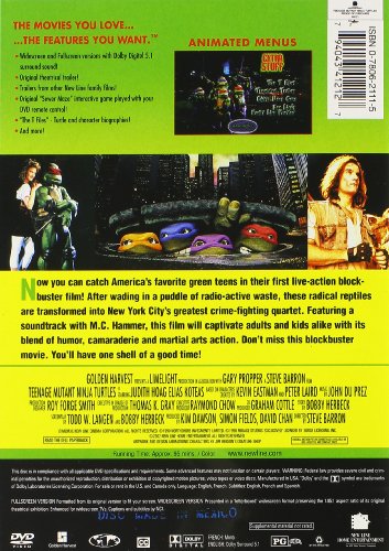 Teenage Mutant Ninja Turtles: The Original Movie - DVD (Used)