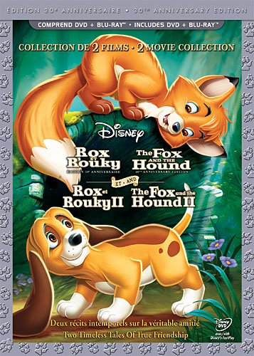 Rox et Rouky: Edition 30e Anniversaire / Rock et Rouky II // The Fox and the Hound: 30th Anniversary / The Fox and the Hound II (Bilingue Blu-ray Combo Pack) [Blu-ray + 2-Disc DVD] (Version française)