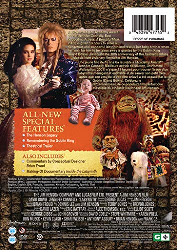 Labyrinth (Anniversary Edition) Bilingual [Blu-ray]