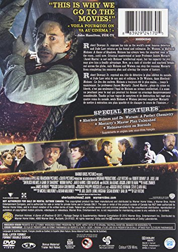 Sherlock Holmes: A Game of Shadows / Le Jeu des ombres (Bilingual) - DVD (Used)