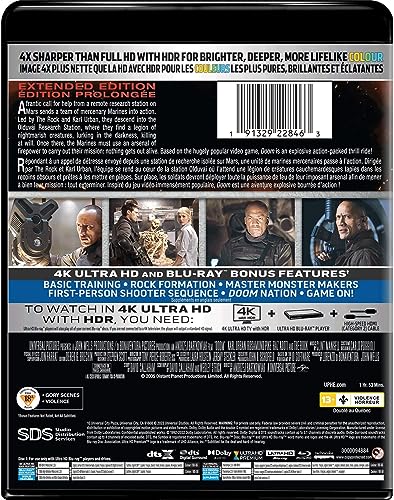 Doom (Unrated Extended Edition) - 4K/Blu-ray