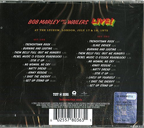 Bob Marley and the Wailers / Live! (2CD) - CD