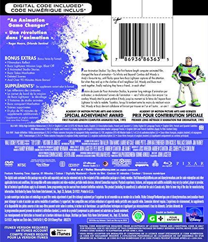 Toy Story - Blu-Ray/DVD (Used)