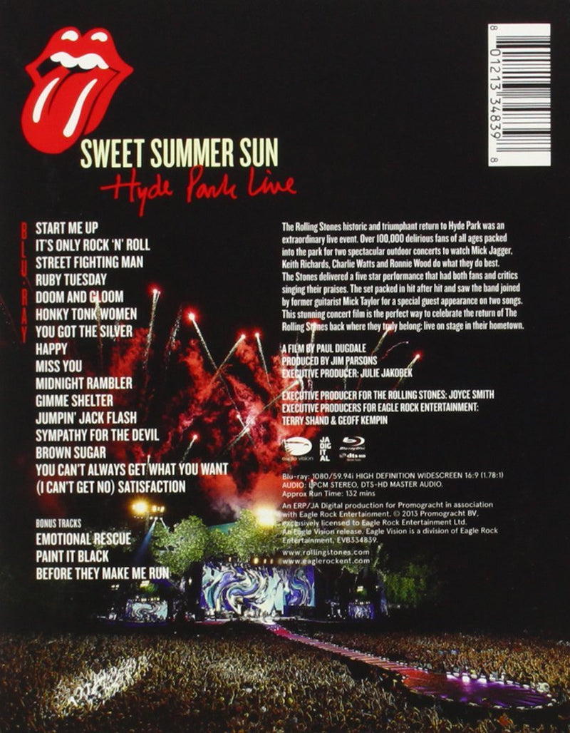 Sweet Summer Sun - Hyde Park Live (Blu-ray)