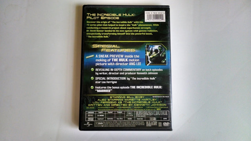 The Incredible Hulk: The Original Television Series Premiere (Sous-titres français) - DVD (Used)