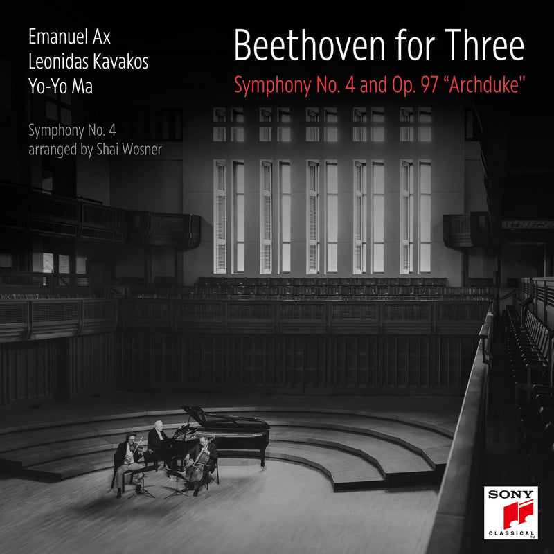 Yo-Yo Ma, Leonidas Kavakos &amp; Emanuel Ax / Beethoven For Three: Symphony No. 4 And Op. 97 "Archduke" - CD