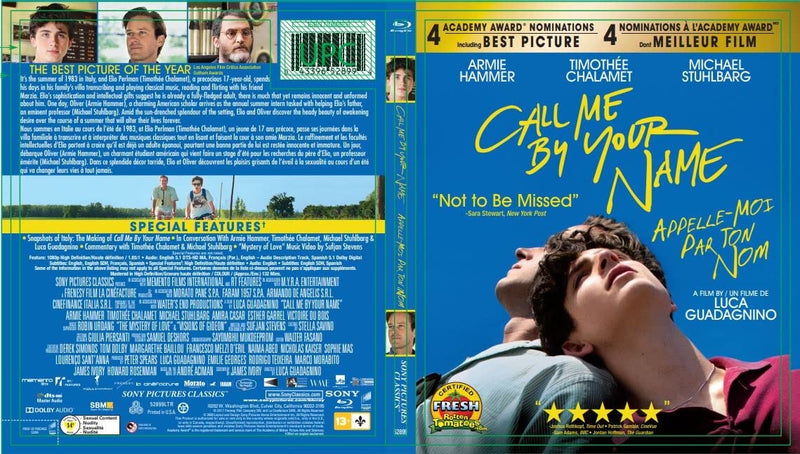 Call Me By Your Name [Blu-ray] (Bilingual)