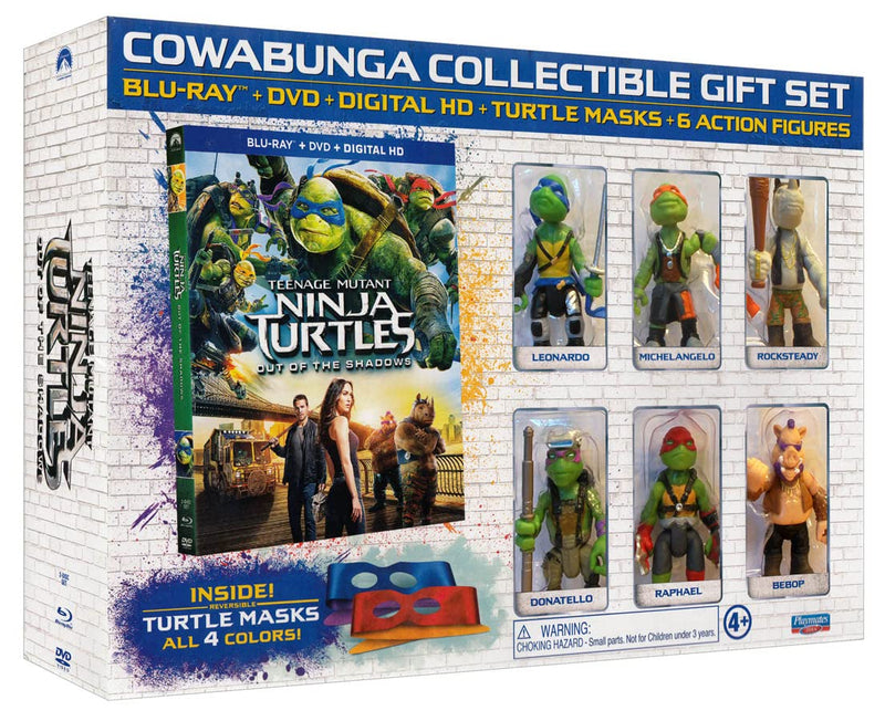 Teenage Mutant Ninja Turtles: Out Of The Shadows Exclusive Cowabunga Collection Gift Set (Blu-ray + DVD + Digital HD +