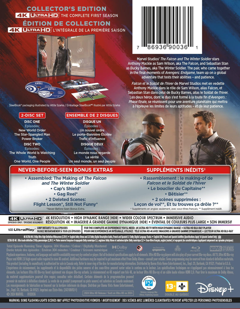 The Falcon And The Winter Soldier / Season 1 - 4K/Blu-Ray