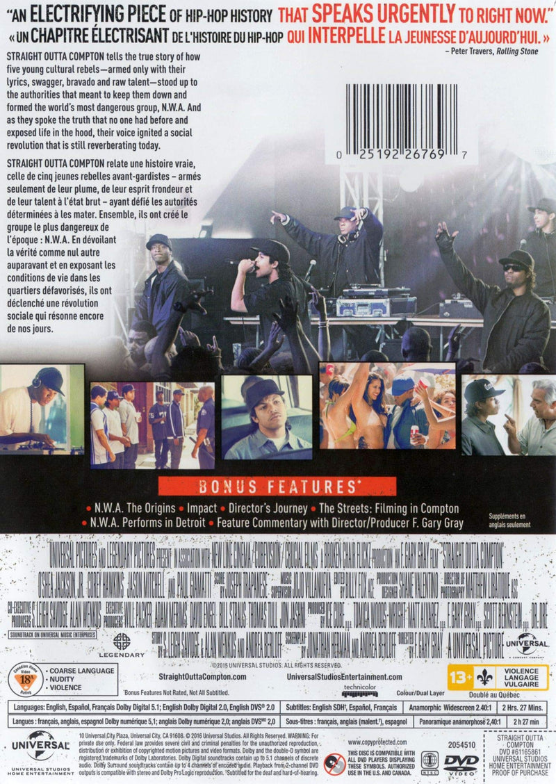 Straight Outta Compton - DVD (Used)