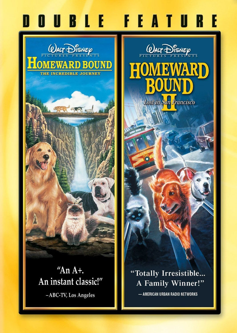 Homeward Bound 2-Movie Collection (Homeward Bound / Homeward Bound II: Lost in San Francisco) (Cover image may vary)