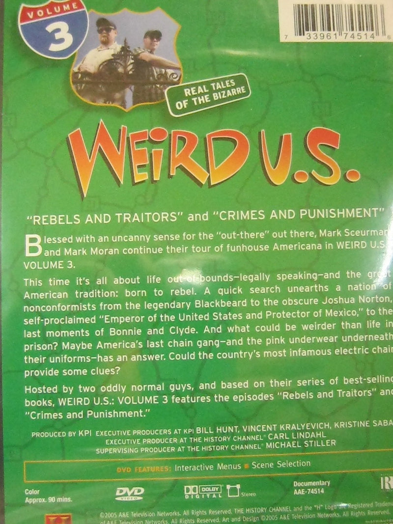 Weird U.S. Real Tales of the Bizarre, Volume 3